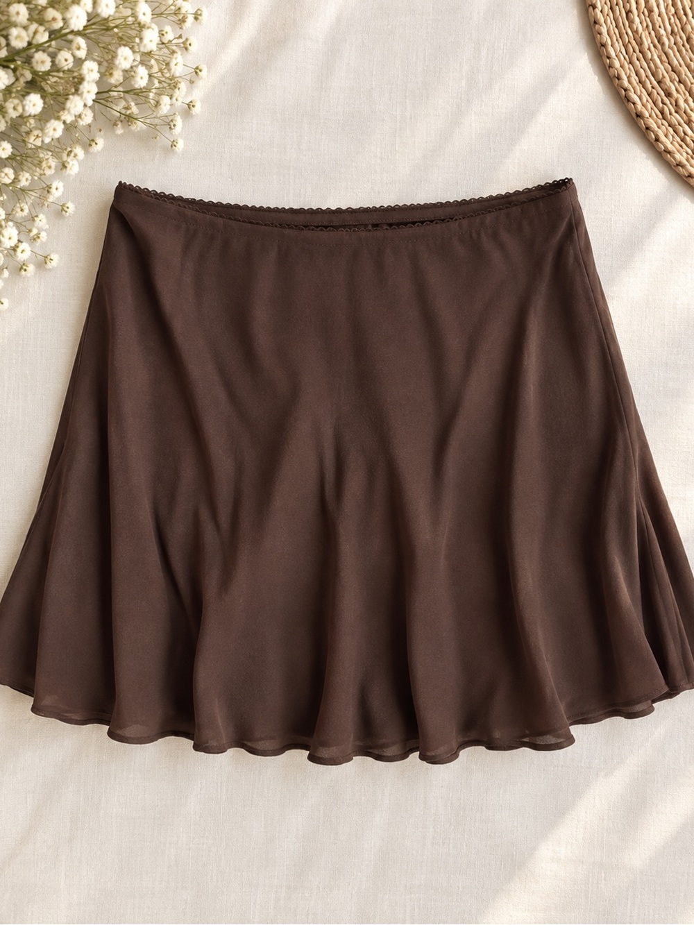 American Eagle Y2K Crepe A-Line Skirt